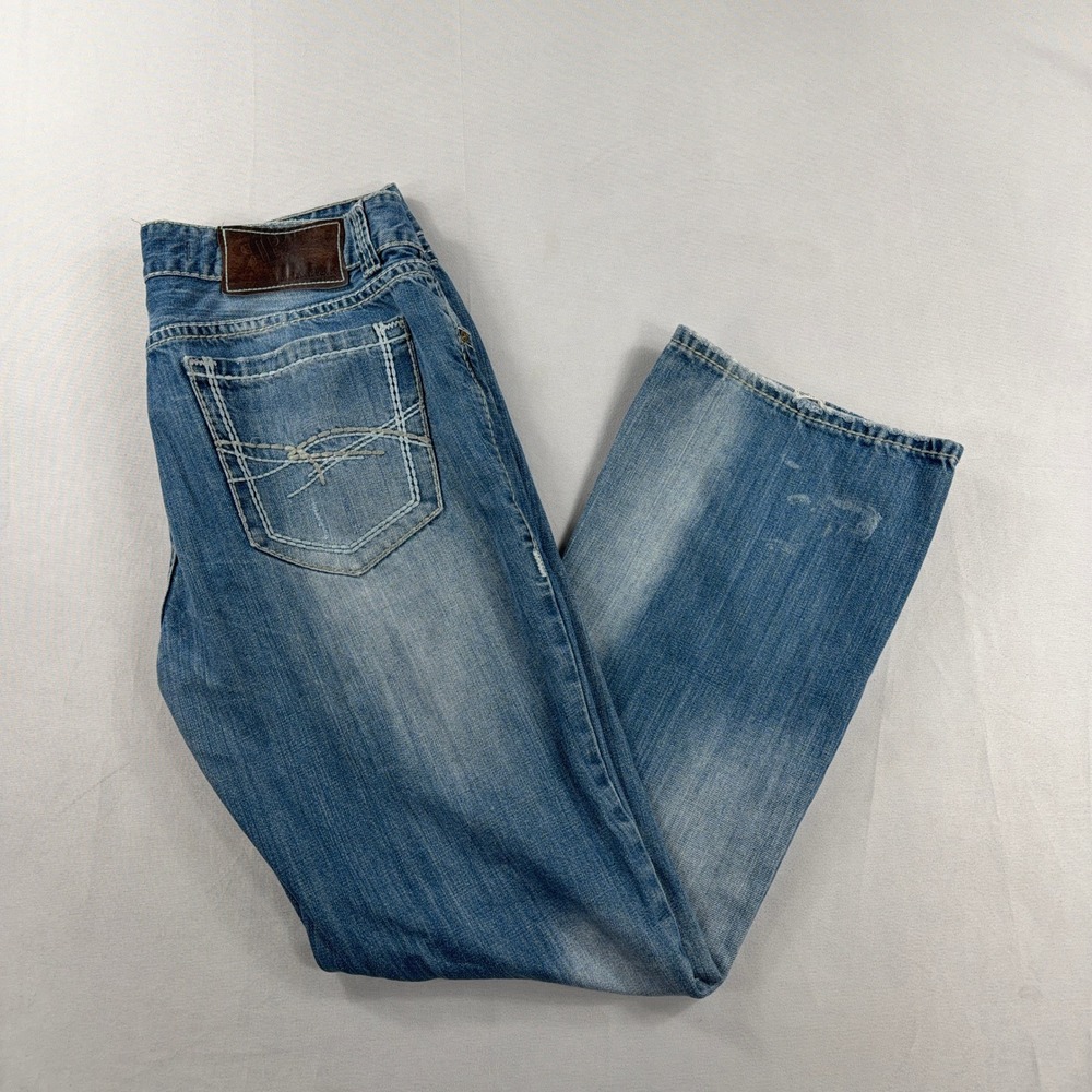 Rock & Roll Cowboy Jeans Relaxed Bootcut Double Barrel Mens 38x34